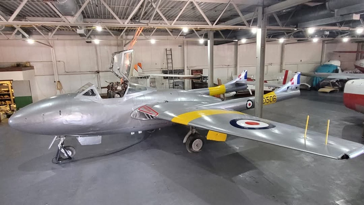 Hangar at the Suffolk Military Show